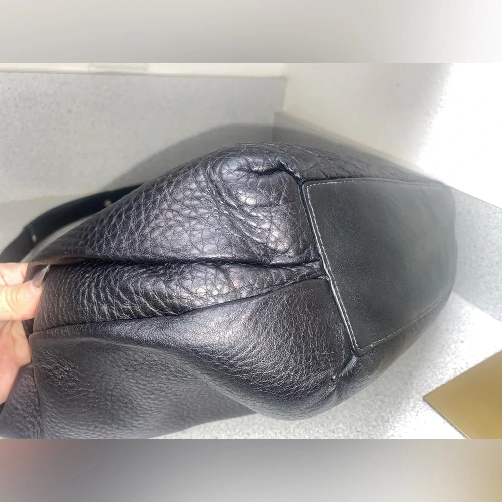 Coach Y2K Large Penelope Black Leather Hobo Bag GUC